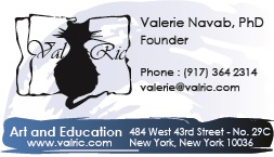 CARTE DE VISITE VALRIC LLC NEW-YORK